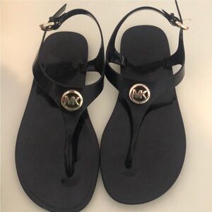 Michael Kors Black Jelly Sandals for Women size 5
